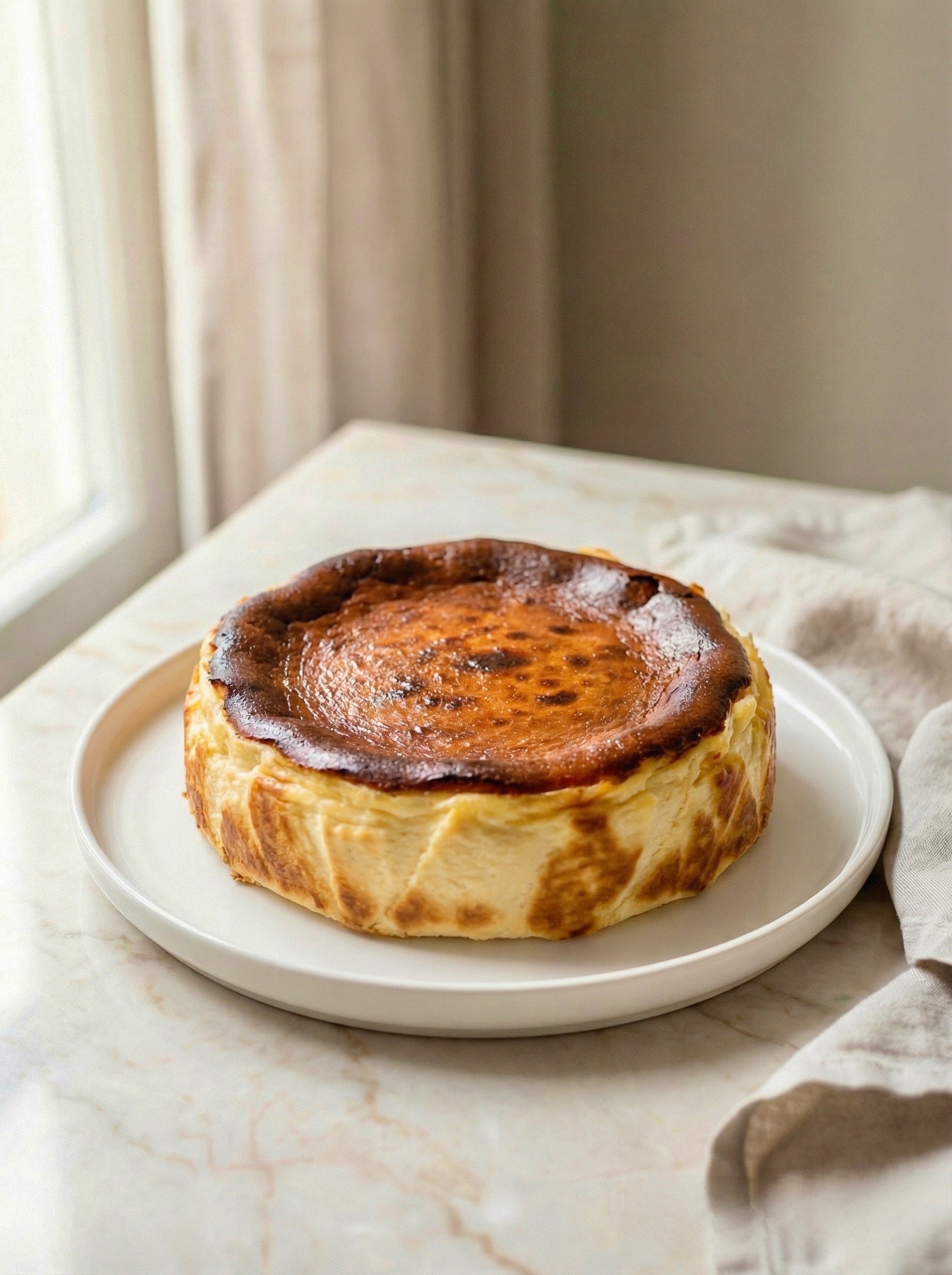 Käsekuchen "San Sebastian"