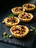 Tartalleten mit Pilzen