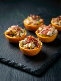 Канапе з копченою курячою грудкою