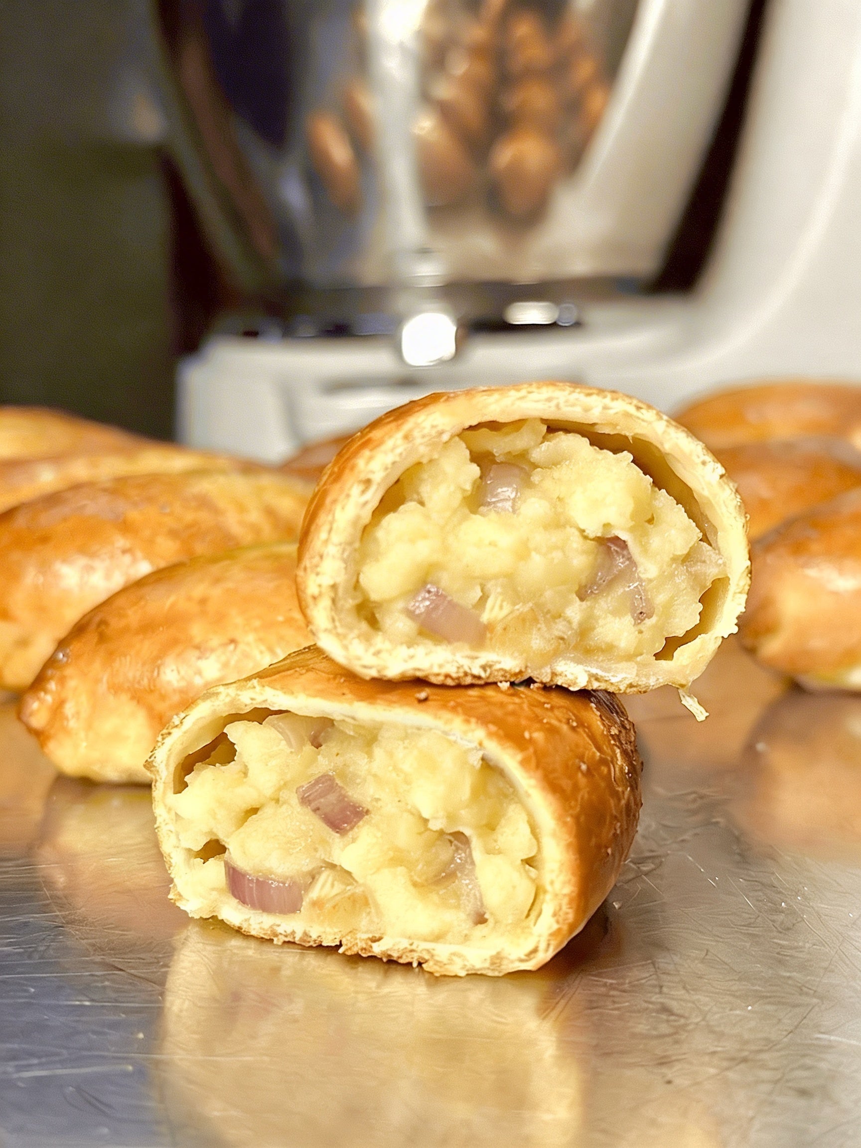 Piroggen mit Kartoffel & Zwiebel