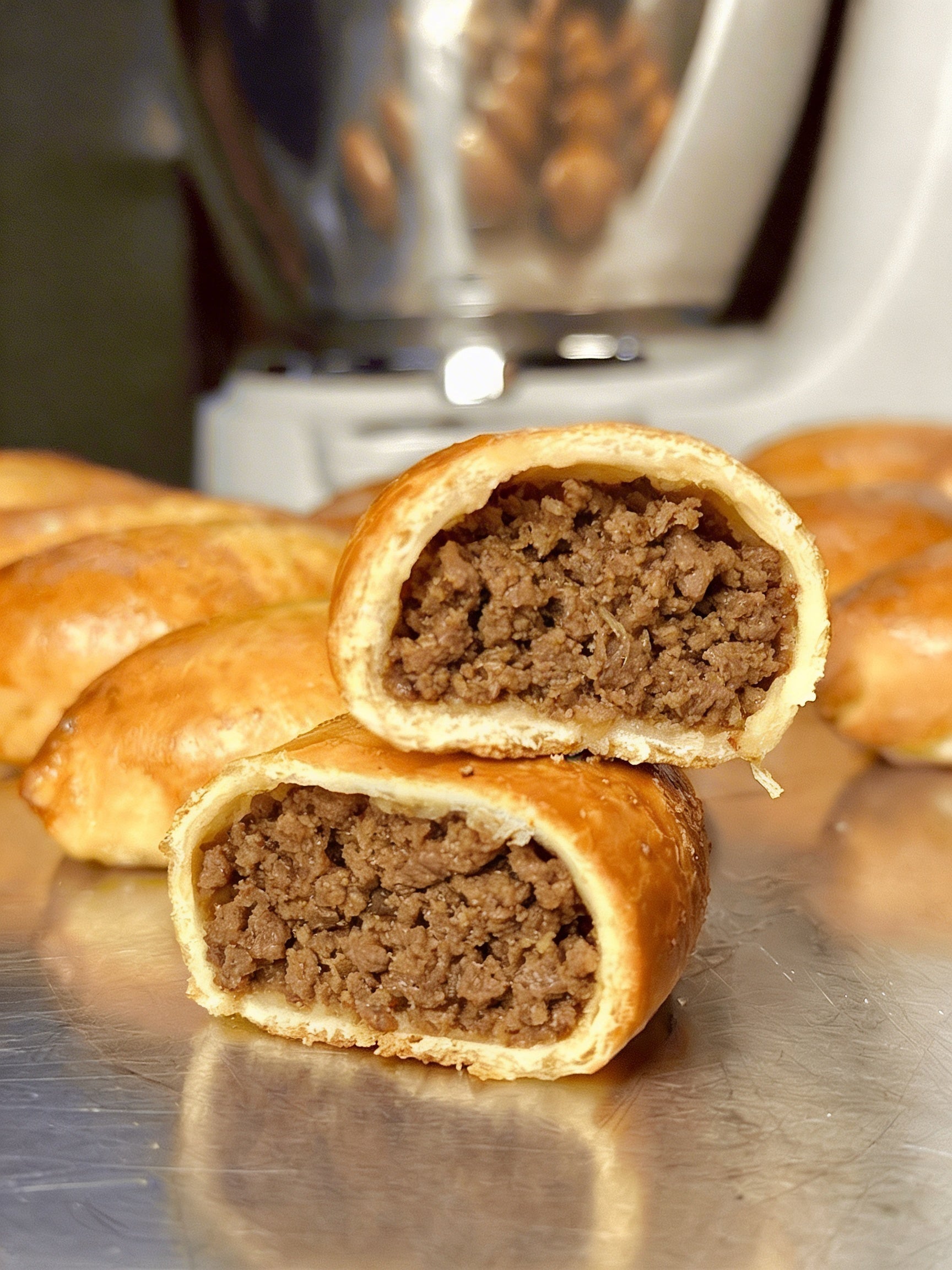 Piroggen mit Rindfleisch