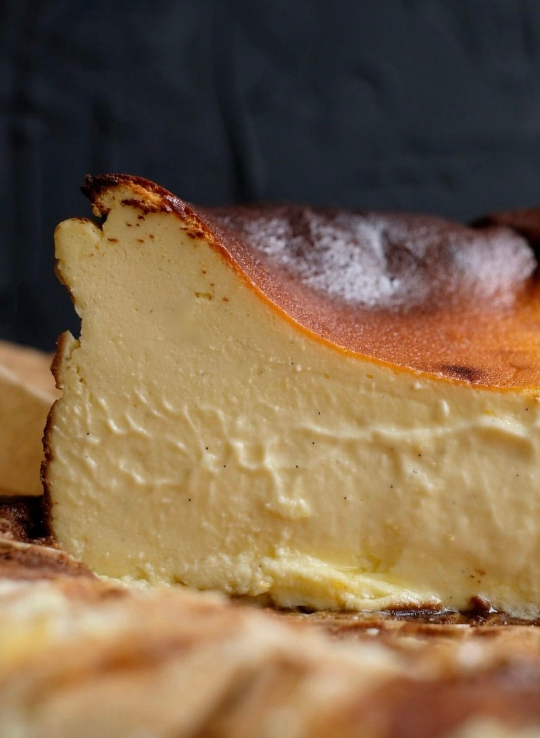 Käsekuchen "San Sebastian"