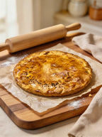 Piroge mit Hühnfleisch & Pilzen