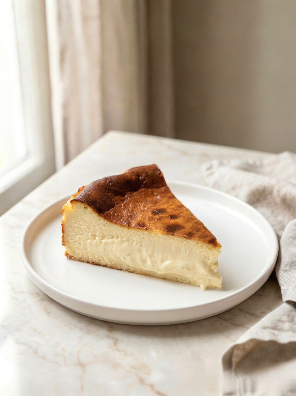 Käsekuchen "San Sebastian"