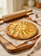 Piroge mit Äpfeln