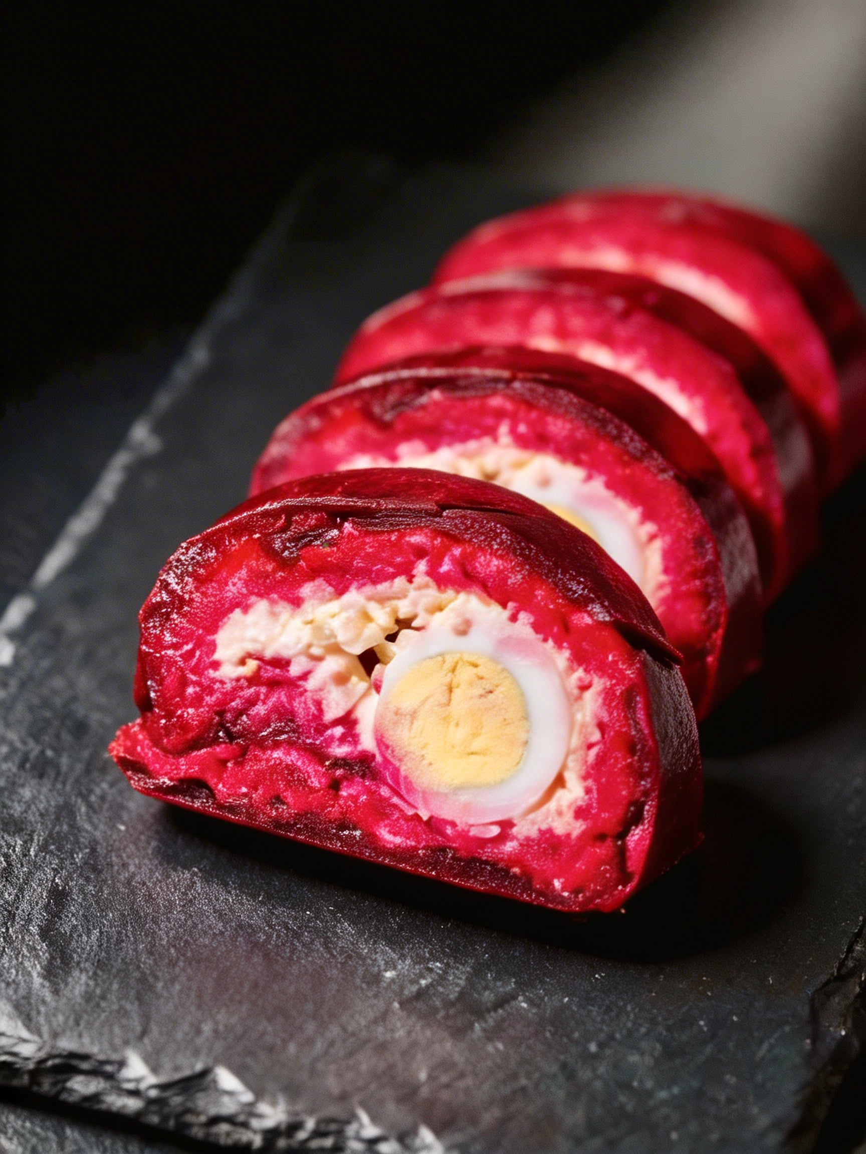 Rote-Bete-Rolle mit Hering (Shuba)