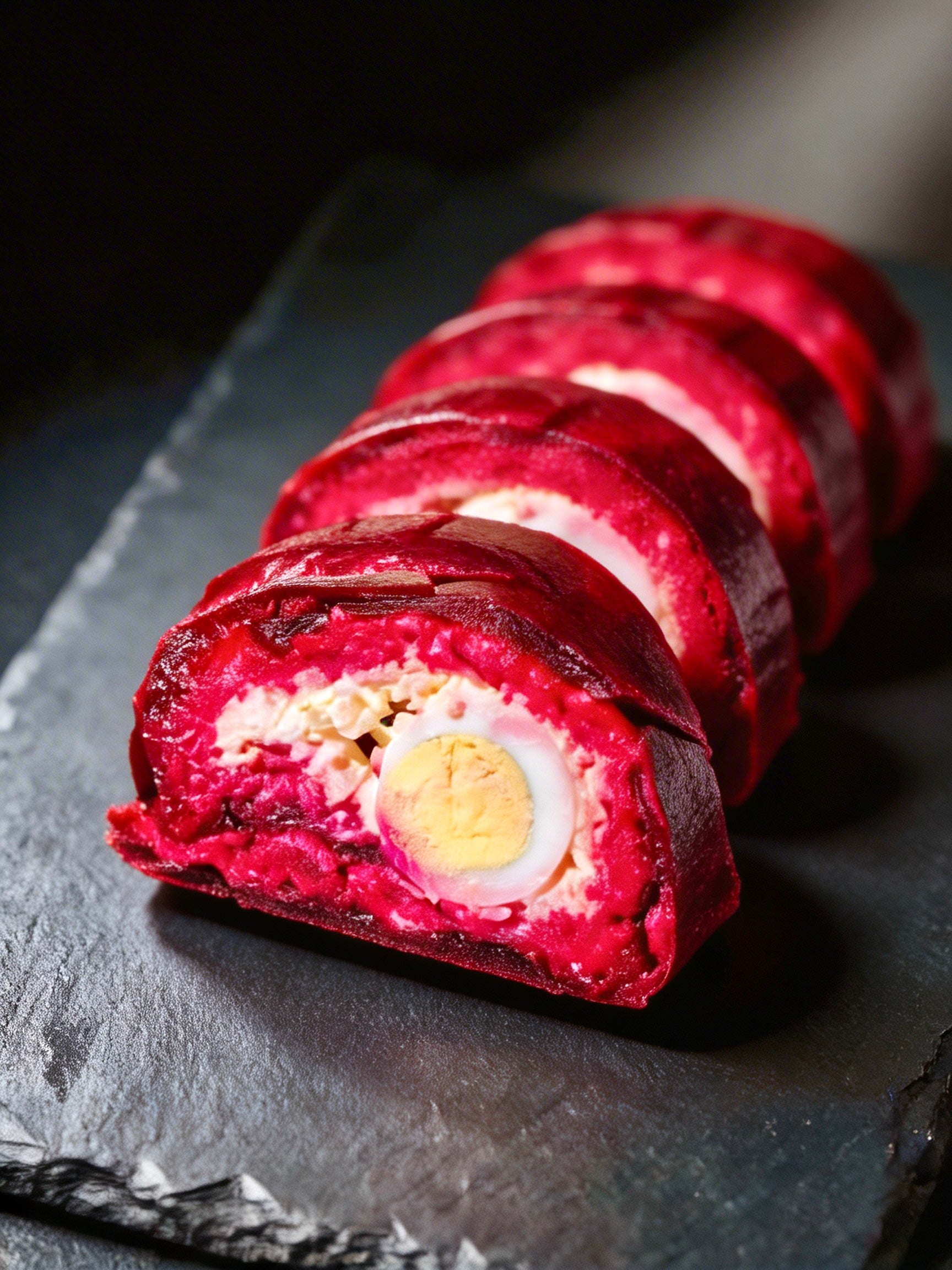 Rote-Bete-Rolle mit Hering (Shuba)