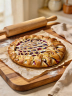 Piroge mit Kirschen